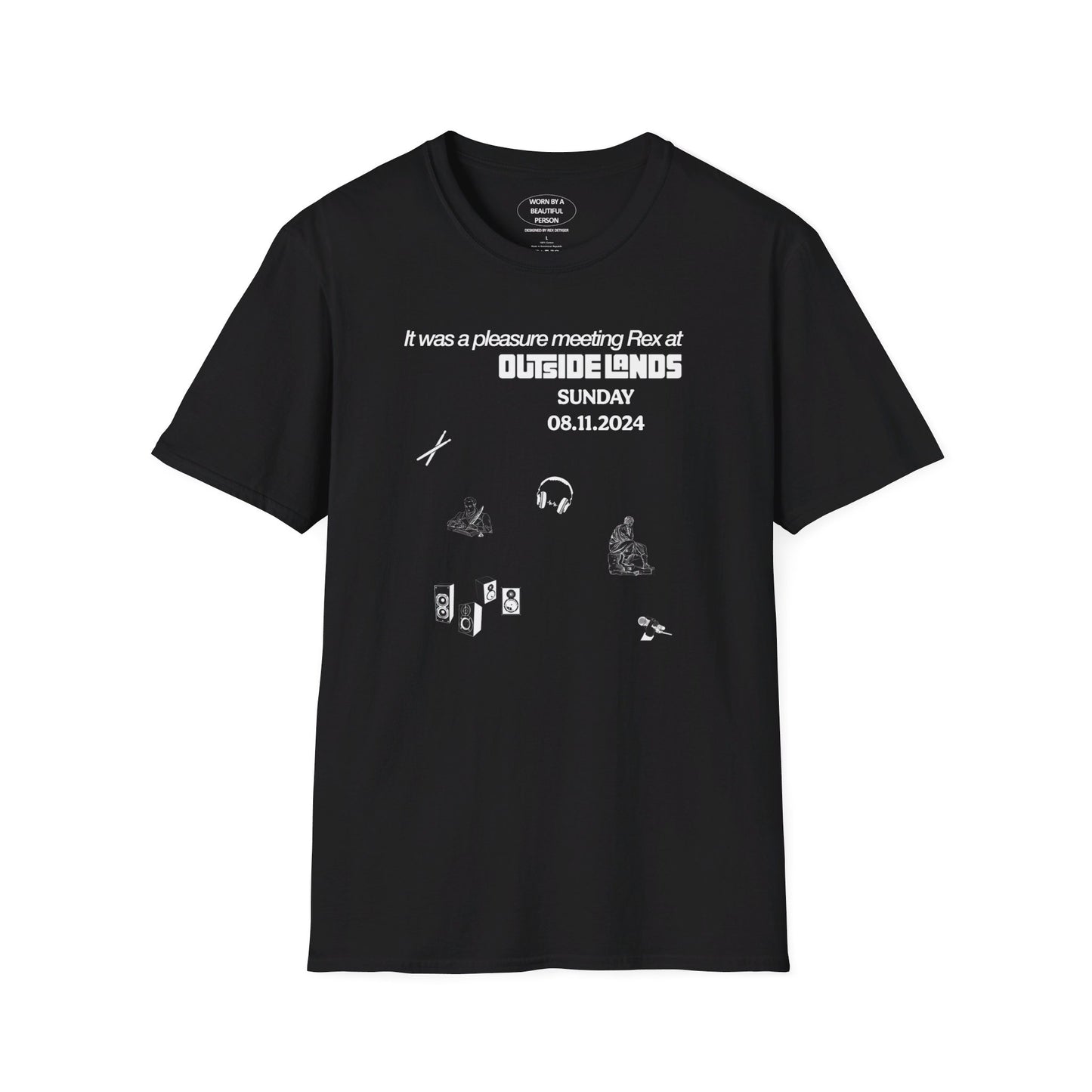 It was a pleasure meeting Rex at outside lands - Unisex Softstyle T-Shirt