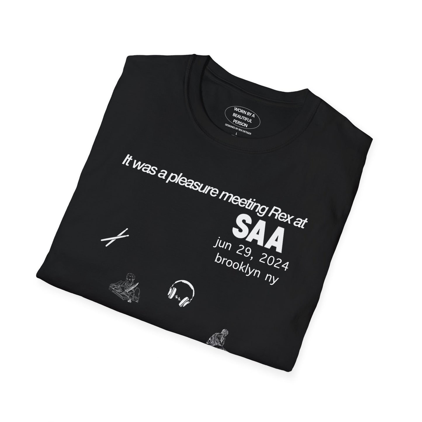 It was a pleasure meeting Rex at SAA June 29 2024 - Unisex Softstyle T-Shirt