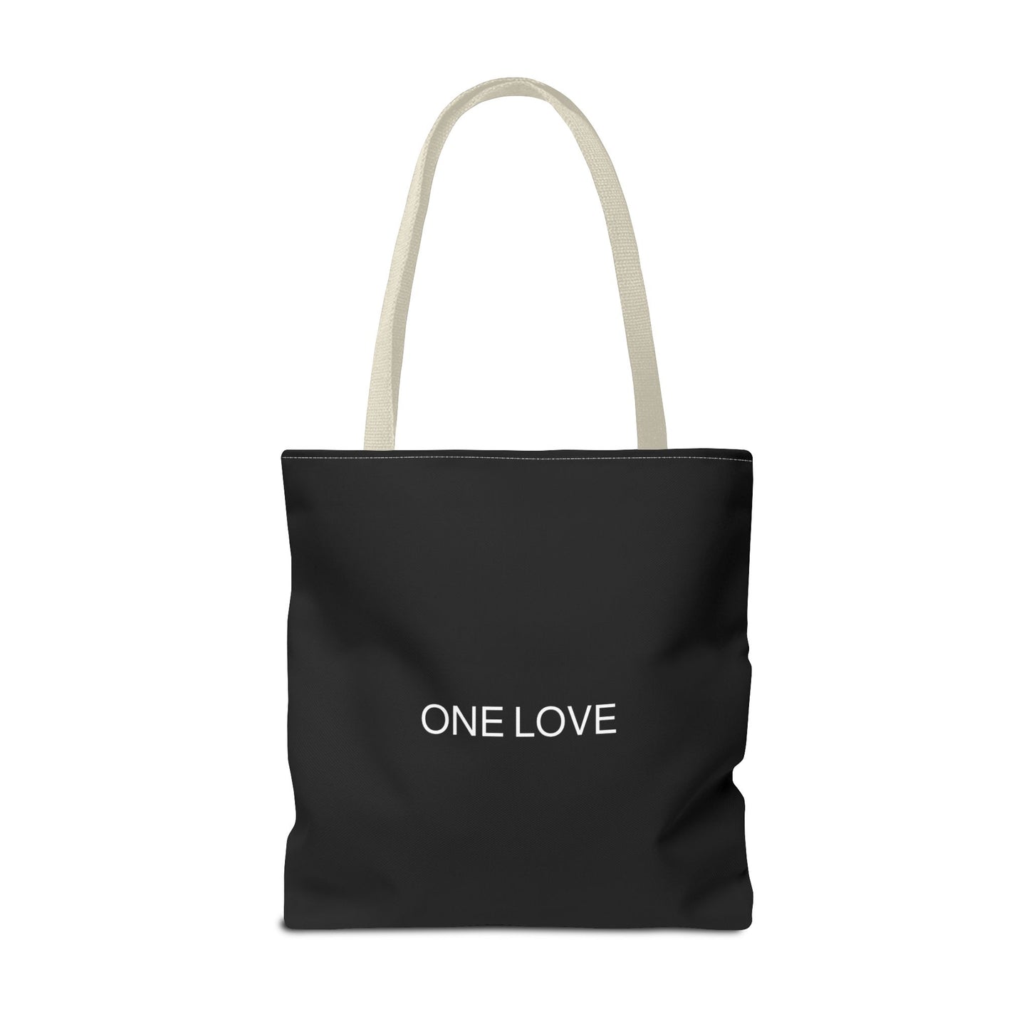 REX SAYS BLESS - Tote Bag - BLACK - CHOOSE HANDLE COLOR AND SIZE