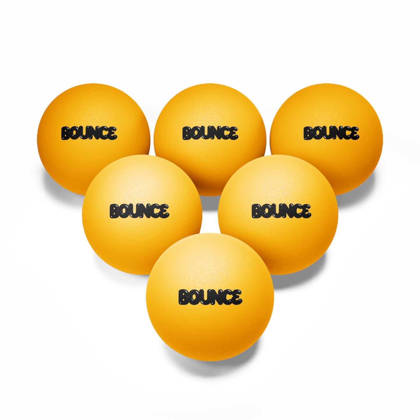 Bounce II Ping Pong Balls, 6 pcs