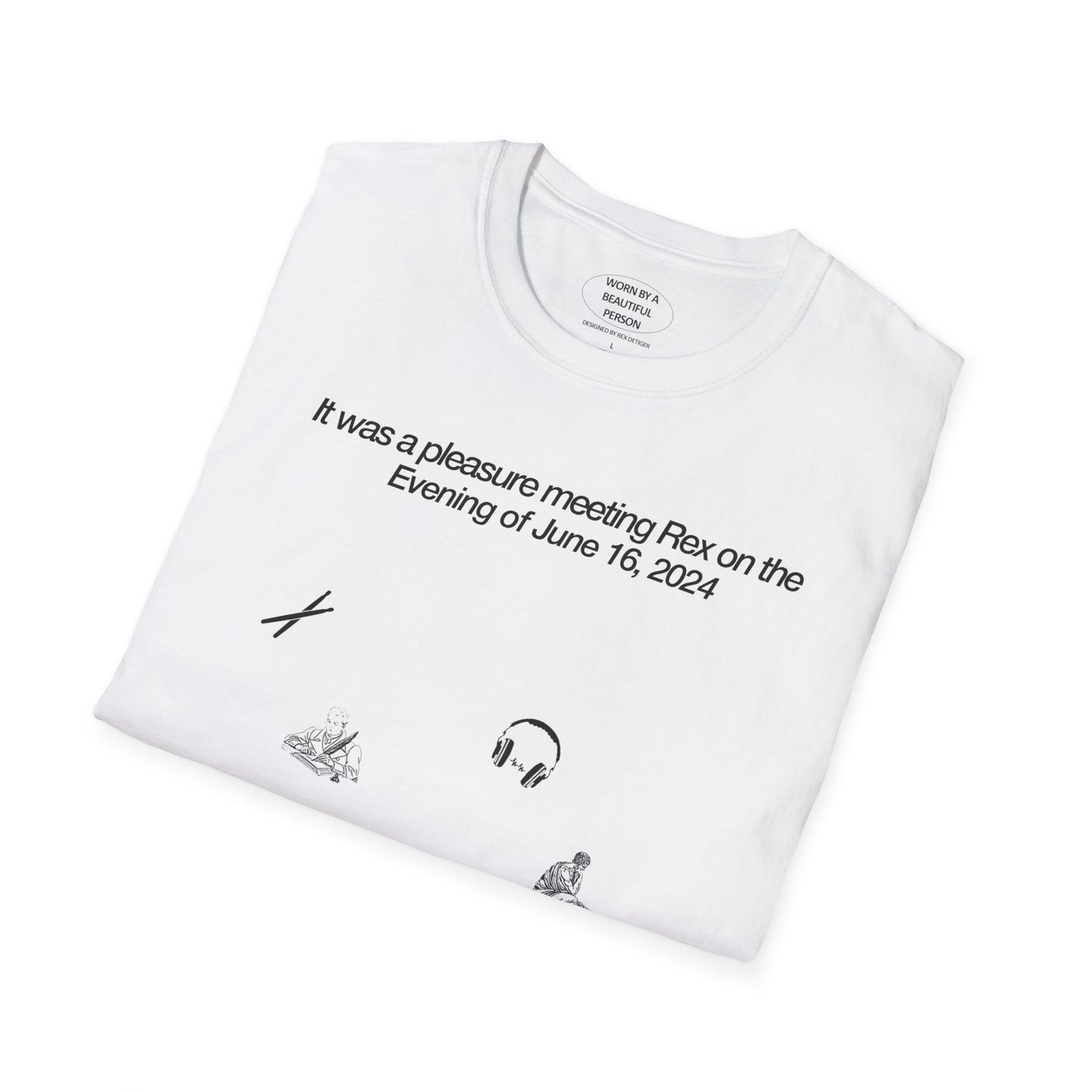 It was a pleasure meeting Rex june 16 2024 - Unisex Softstyle T-Shirt