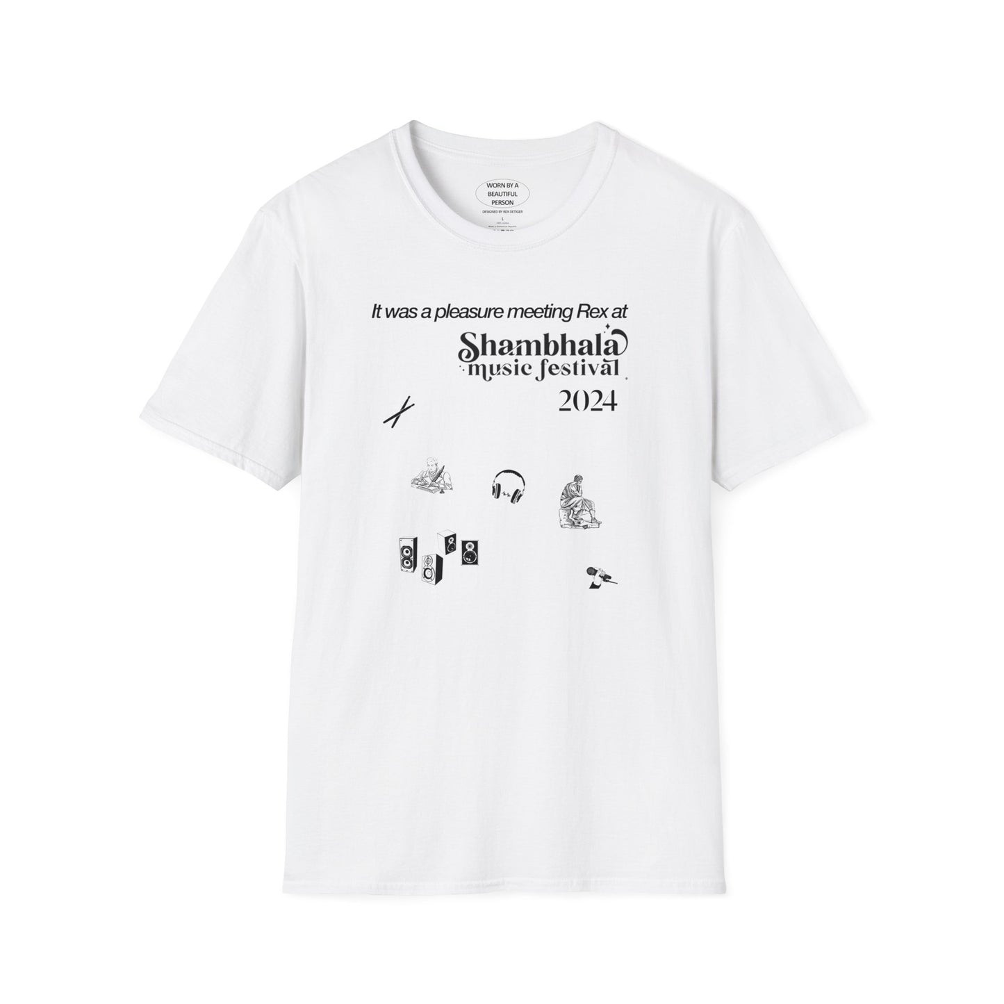 It was a pleasure meeting Rex at Shambhala Music Festival 2024 - Unisex Softstyle T-Shirt