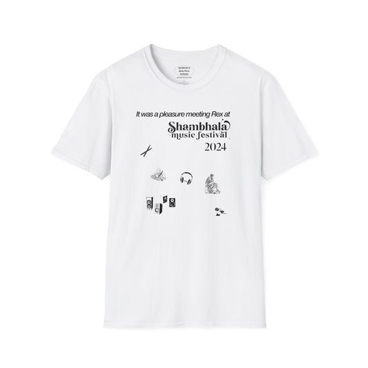 It was a pleasure meeting Rex at Shambhala Music Festival 2024 - Unisex Softstyle T-Shirt