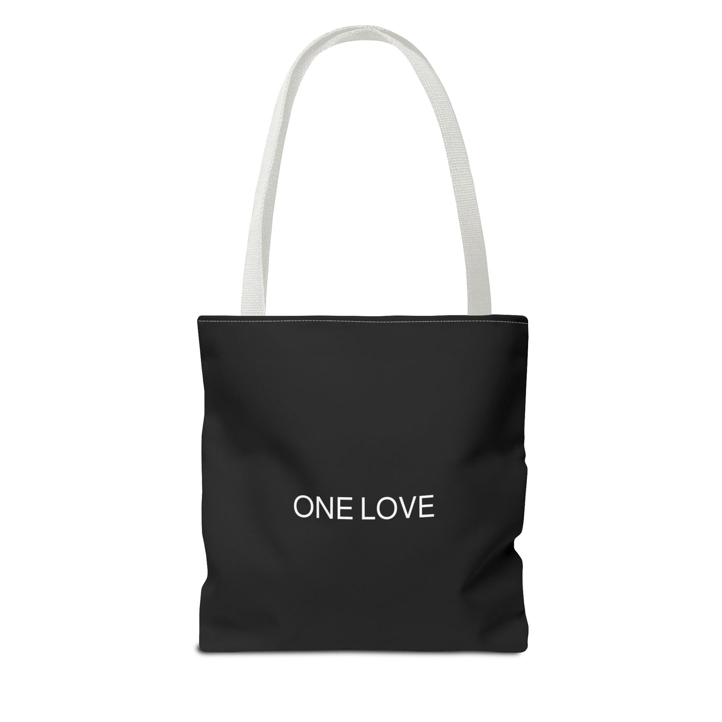 REX SAYS BLESS - Tote Bag - BLACK - CHOOSE HANDLE COLOR AND SIZE