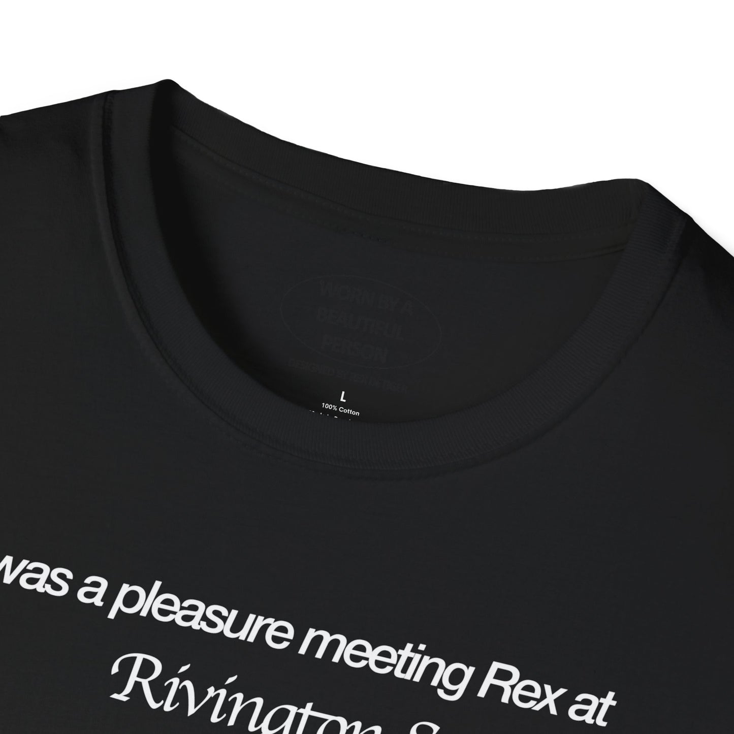It was a pleasure meeting Rex at Rivington Studios