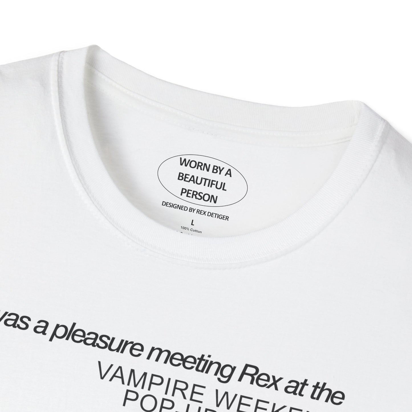 It was a pleasure meeting at the vampire weekend pop-up show at time again