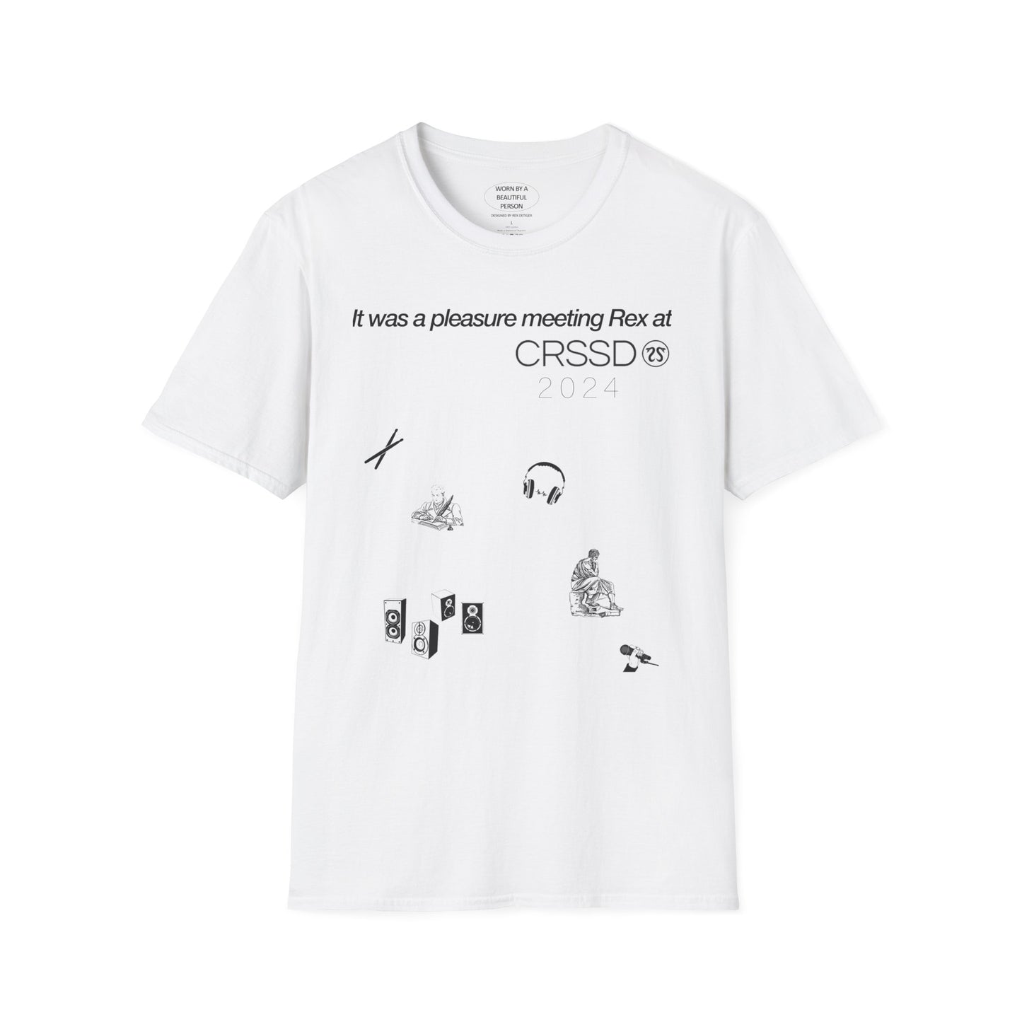 It was a pleasure meeting Rex at CRSSD 2024 - Unisex Softstyle T-Shirt