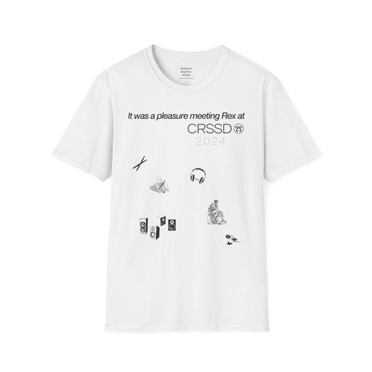 It was a pleasure meeting Rex at CRSSD 2024 - Unisex Softstyle T-Shirt
