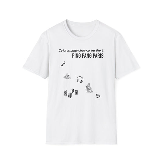 Ce fut un plaisir de rencontrer Rex à PING PANG PARIS