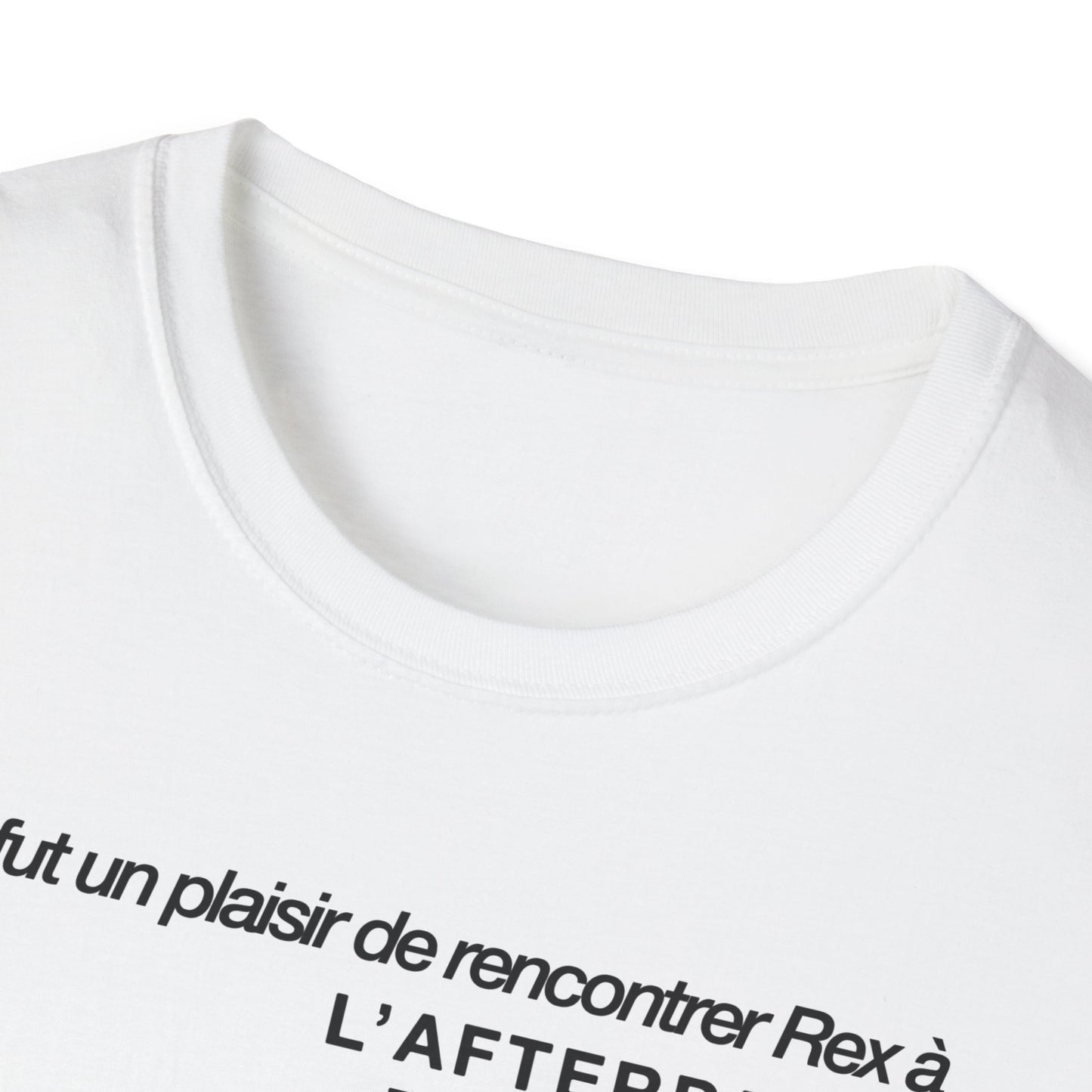 Ce fut un plaisir de rencontrer Rex à L'afterparty de la premiere