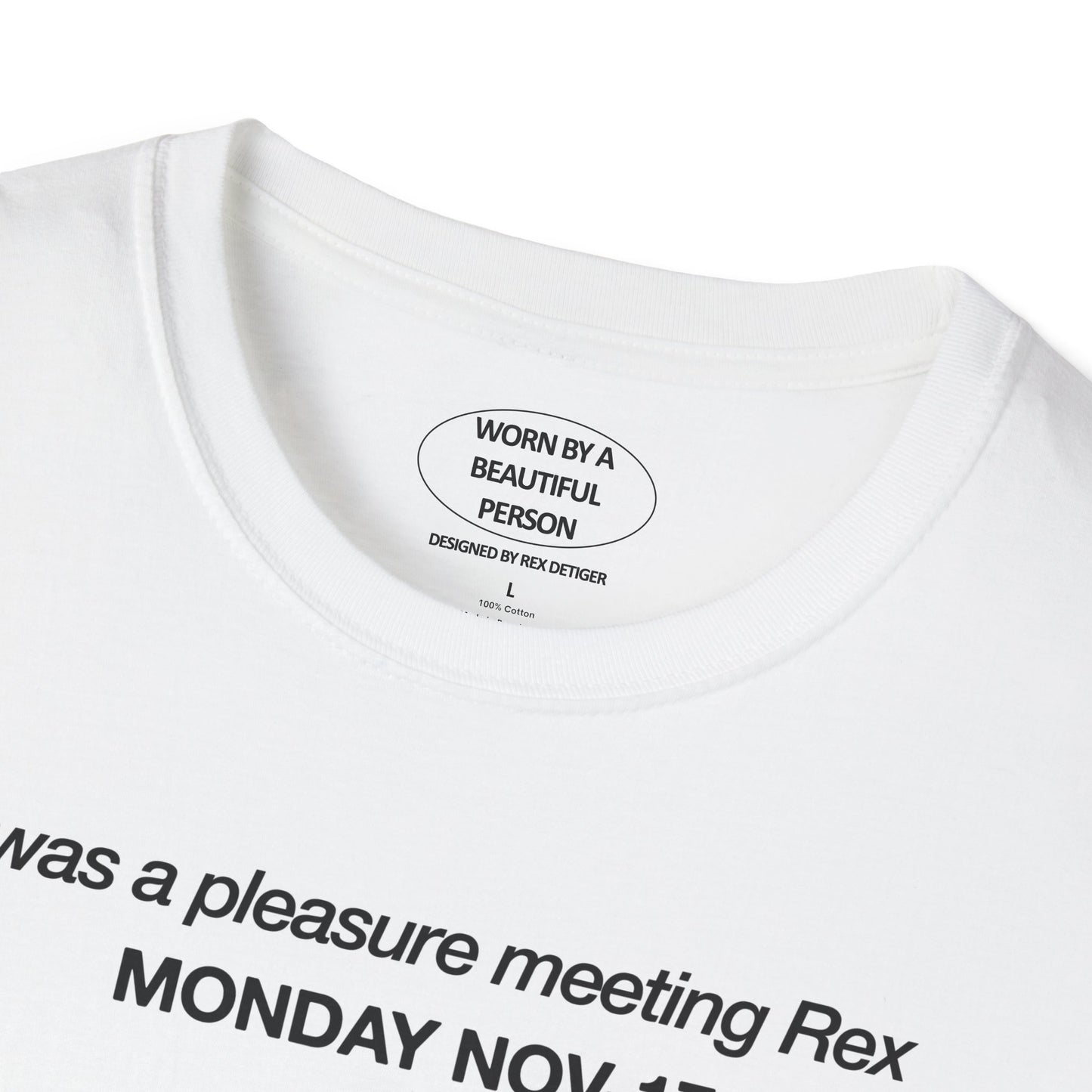 It was a pleasure meeting Rex Monday Nov-17 2025 Los Angeles
