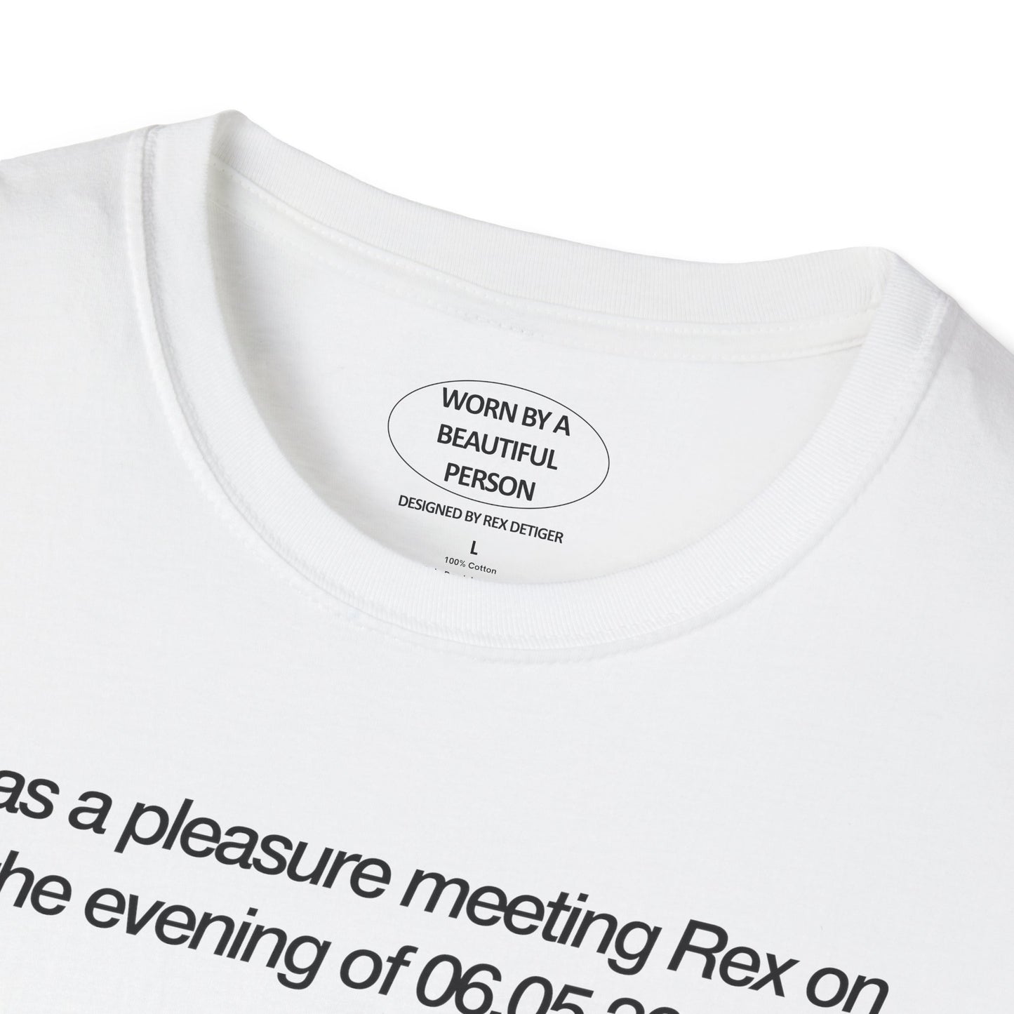 It was a pleasure meeting Rex on the evening of 06.05.2024 NYC - Unisex Softstyle T-Shirt